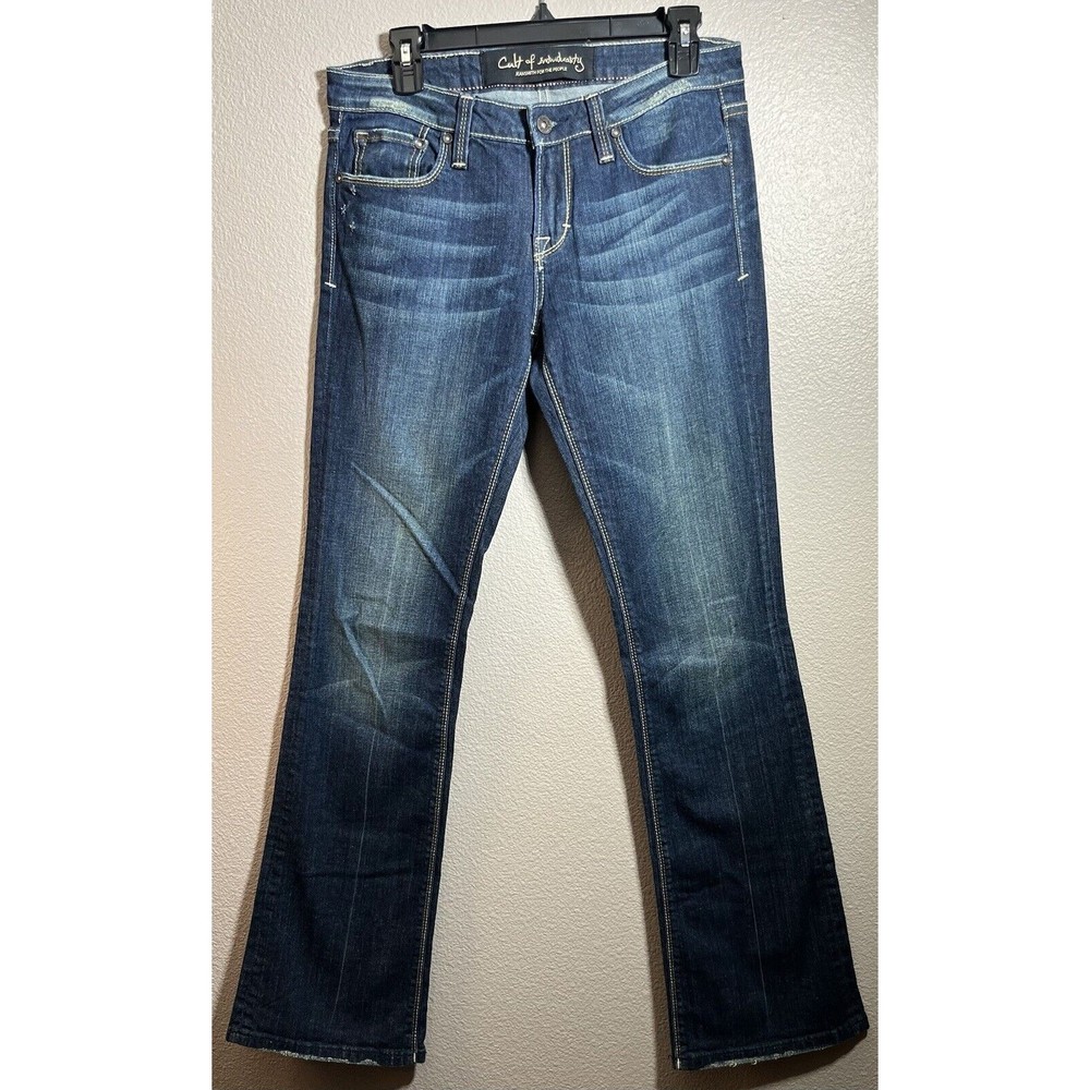 Cult of individuality Women’s Sz 29 Dark Bootcut Jeans Style/Model: 707-101A
